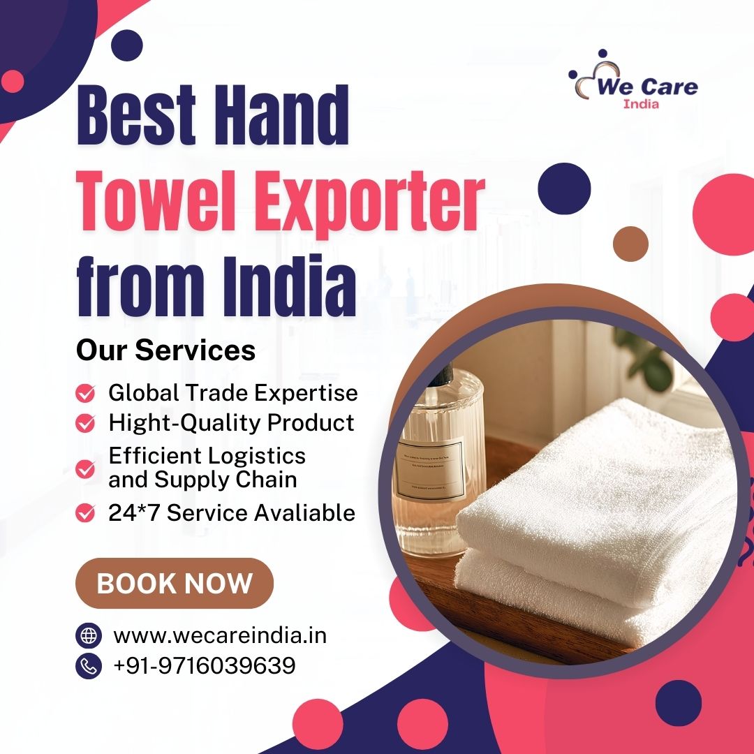 Best Hand Towel Exporter from India